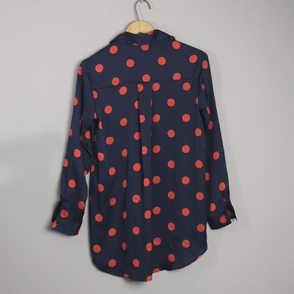 Zara polkadot blouse black and red size xs - Picture 5 of 5